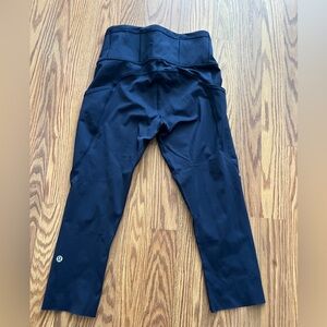 Like New Dark Blue Lululemon Leggings size 6